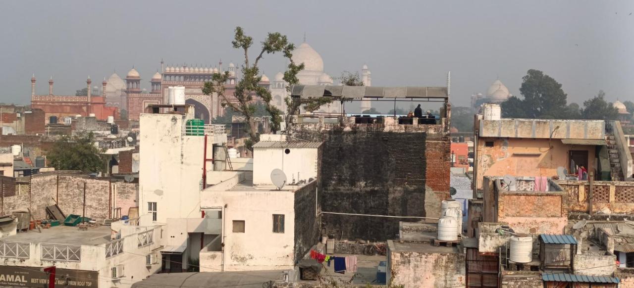Hotel India Inn Walking Distance From Taj Mahal-- Rooftop Taj Mahal View Agra  Exterior photo
